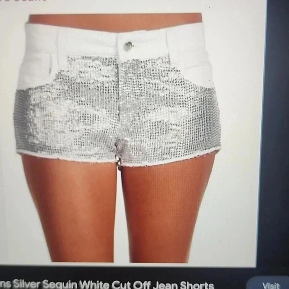 JOE'S JEANS SHORTS WITH SEQUIN - Picture 5 of 5